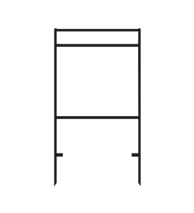 DSF 24 X 18 VERTICAL TOP RIDER BLK DSF 24 X 18 VERTICAL TOP RIDER BLK